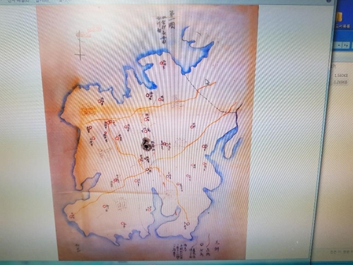 정면대결 양상의 시위가 경기도 곳곳으로 확산했음을 보여주는 그림