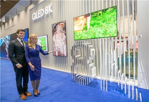 삼성전자, `ISE 2019'서 8K 사이니지 공개
