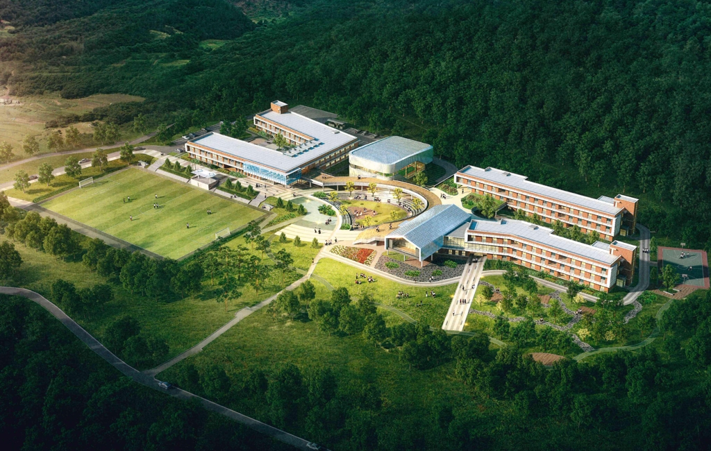 새너울중학교 조감도