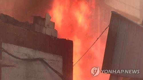 창고 화재(실제 사건과 무관한 자료사진)