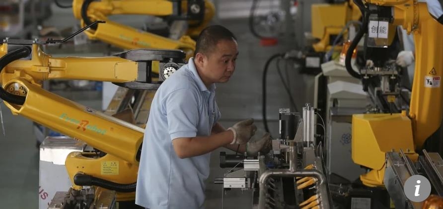 중국의 자동화한 공장