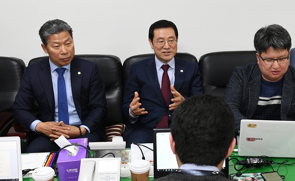 서구 방문한 이용섭 광주시장