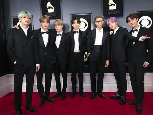 방탄소년단, 제61회 그래미어워즈 레드카펫
