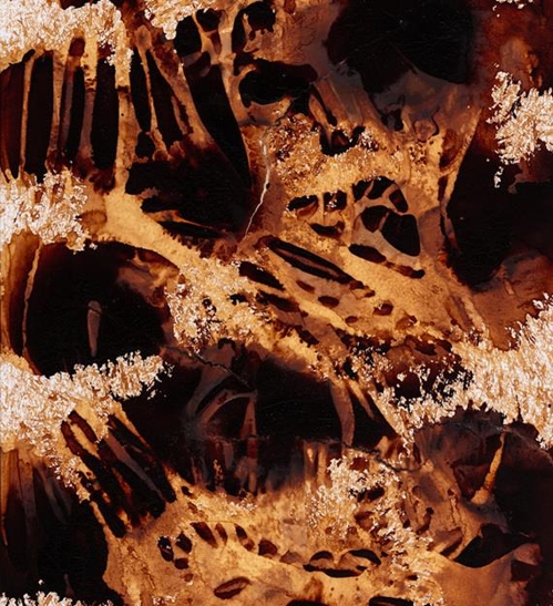 씨 킴, 무제, 종이에 커피, 300×150cm, 2018