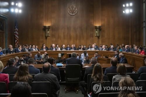 미국 상원 법사위원회 모습