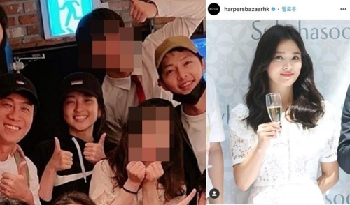 김태리 팬 인스타그램(왼쪽)과 하퍼스바자 홍콩 인스타그램 제공