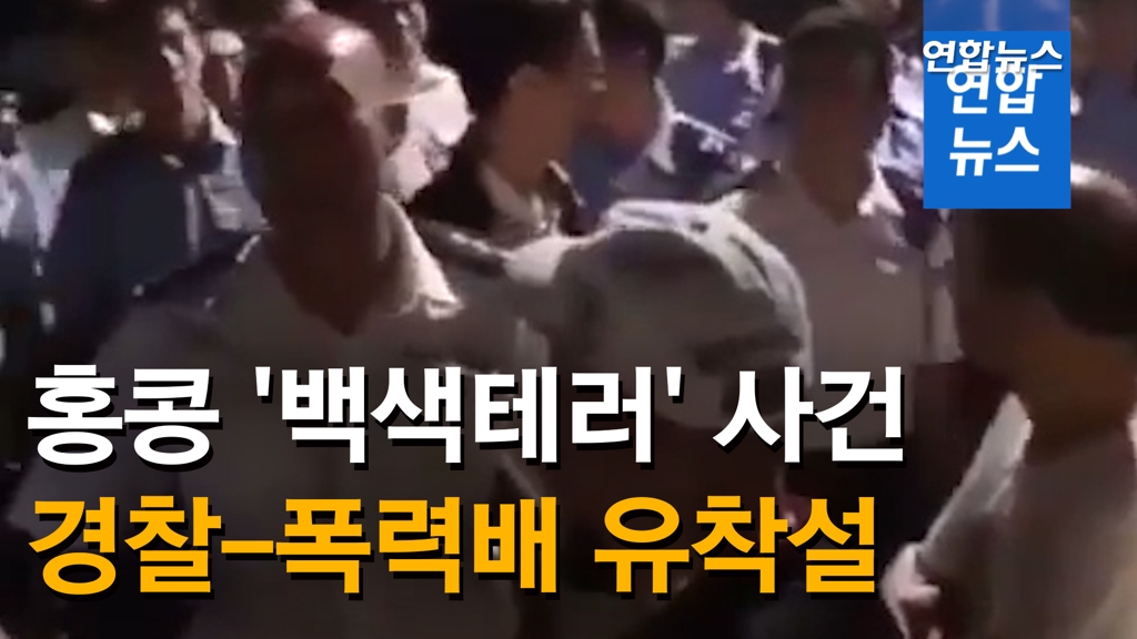 [영상] 홍콩경찰-'백색테러' 용의자 대화 영상 공개…경찰 곤혹 - 2