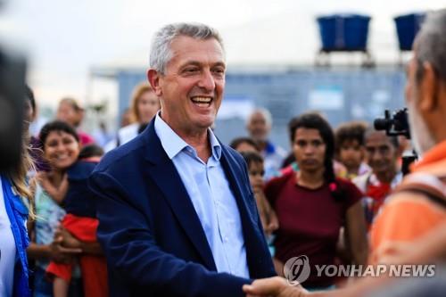 브라질 난민 수용소 방문한 필리포 그란디 UNHCR 대표
