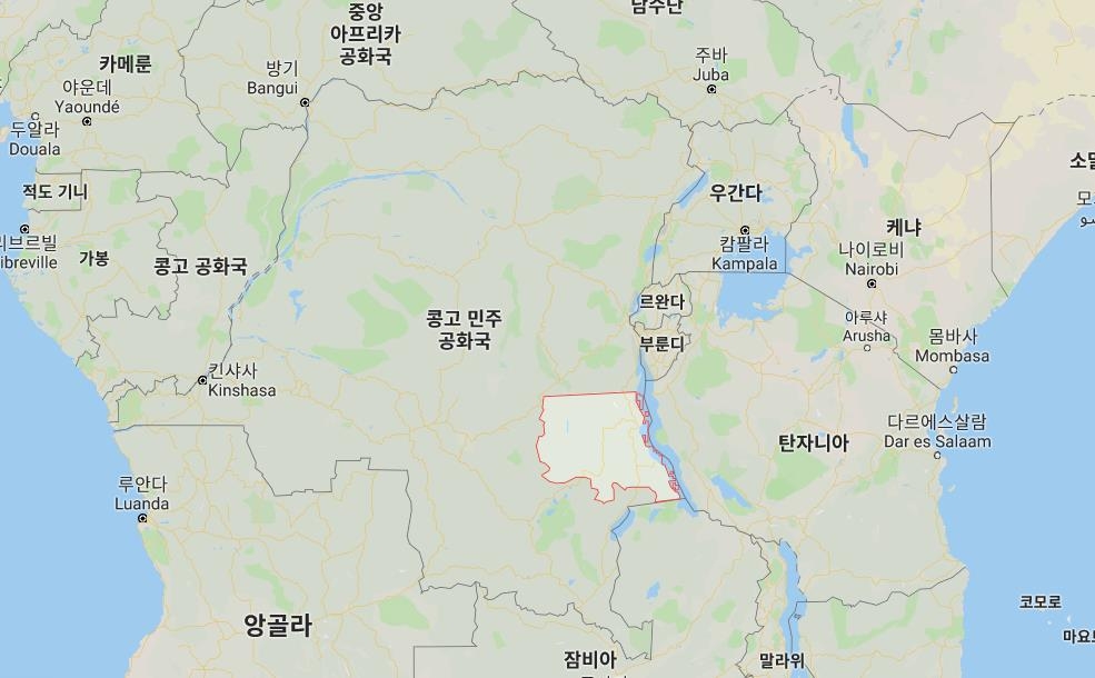 콩고민주공화국 [구글 지도]