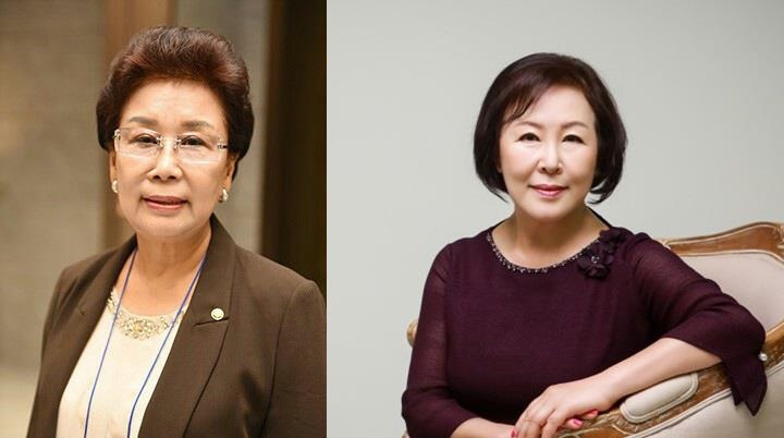 협의회 공동대표인 박양숙(왼쪽), 조규자 총재