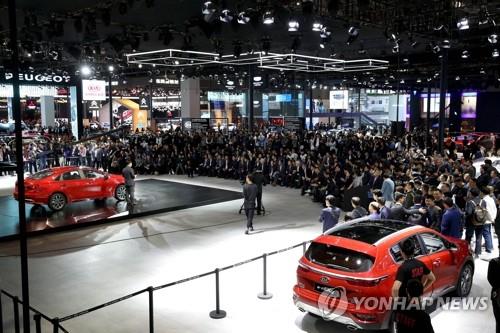 '2019 상하이 국제 모터쇼' 모습