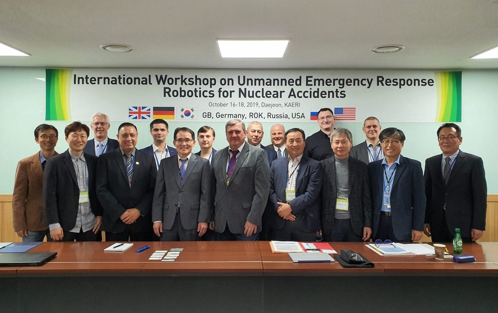 한국원자력연구원에서 열린 원자력 사고 로봇기술 국제 워크숍