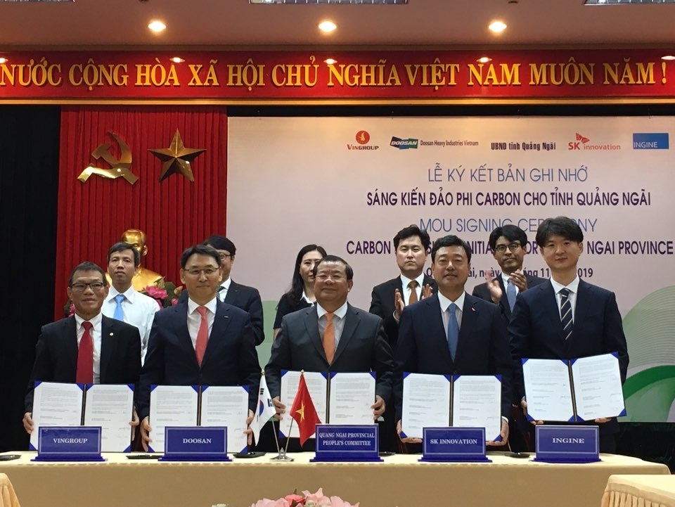 SK이노-두산중공업, 베트남 '탄소제로섬 프로젝트' MOU