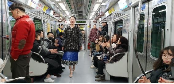 2018년 대구지하철내 패션쇼