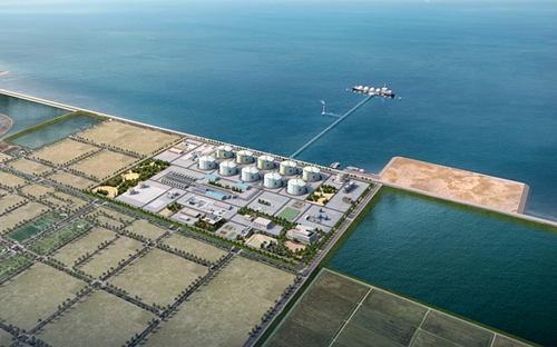 제5 LNG 생산기지 조감도