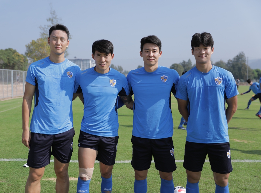 왼쪽부터 정승현, 신진호, 김태환, 이상헌.