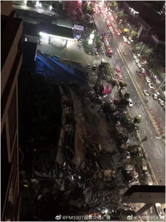 중국 푸젠성서 코로나19 격리시설 건물 붕괴