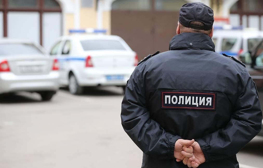 러시아 경찰의 모습.