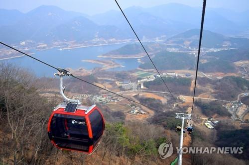 제천 청풍호반 케이블카