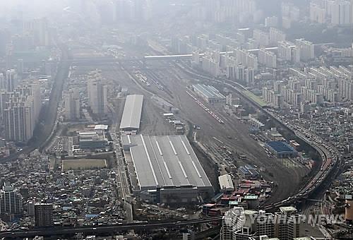 부산 도심 철도시설