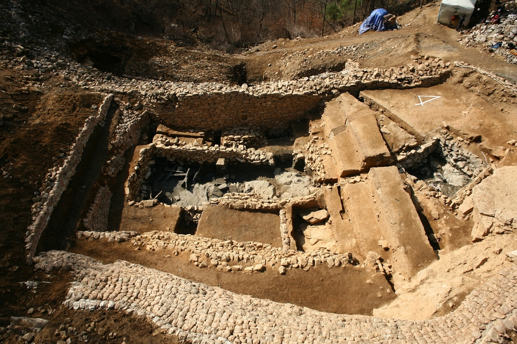 거열산성 1차성 집수시설