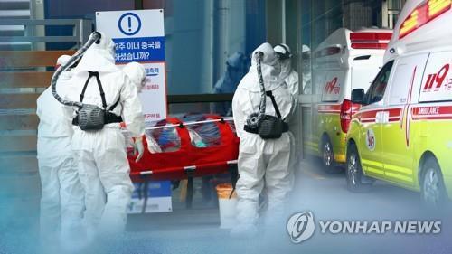 코로나19 환자 이송하는 의료진(CG)