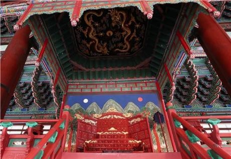 경복궁 근정전 내부