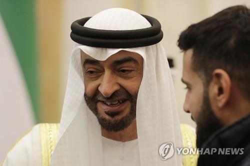 아랍에미리트(UAE) 아부다비 왕세제인 무함마드 빈 자예드.[타스=연합뉴스 자료사진]