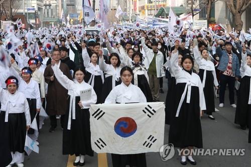 3·1절 100주년에 울려 퍼진 '만세'