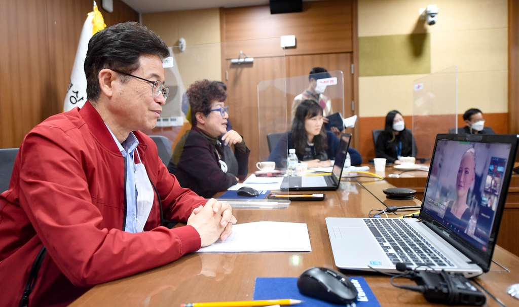 이철우 경북도지사 외국 첨단기술 업체와 협력사업 논의