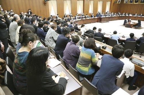 국민투표법 개정안 심의하는 일본 중의원 헌법심사회