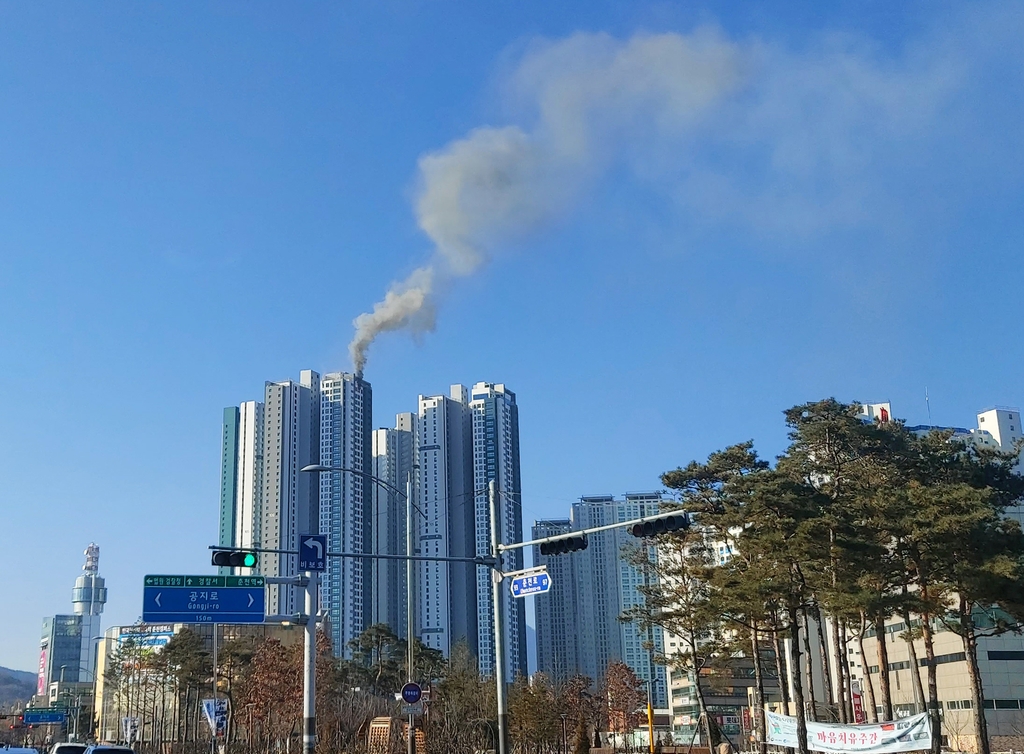 춘천 신축 아파트 화재