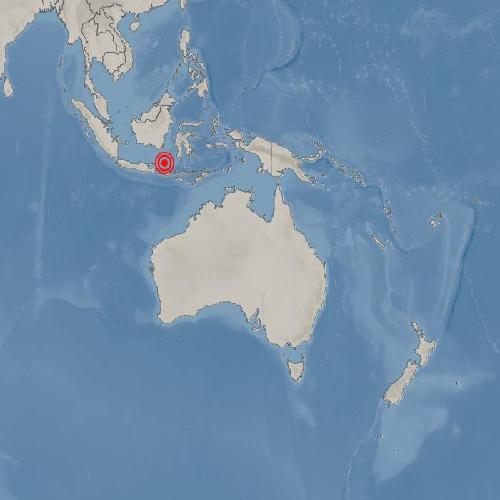 인도네시아 마타람 북북동쪽 바다서 규모 7.1 지진 발생