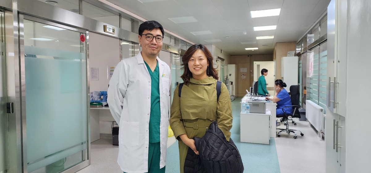 최근 몽골 울란바토르 한 병원을 방문한 김은선 교수
