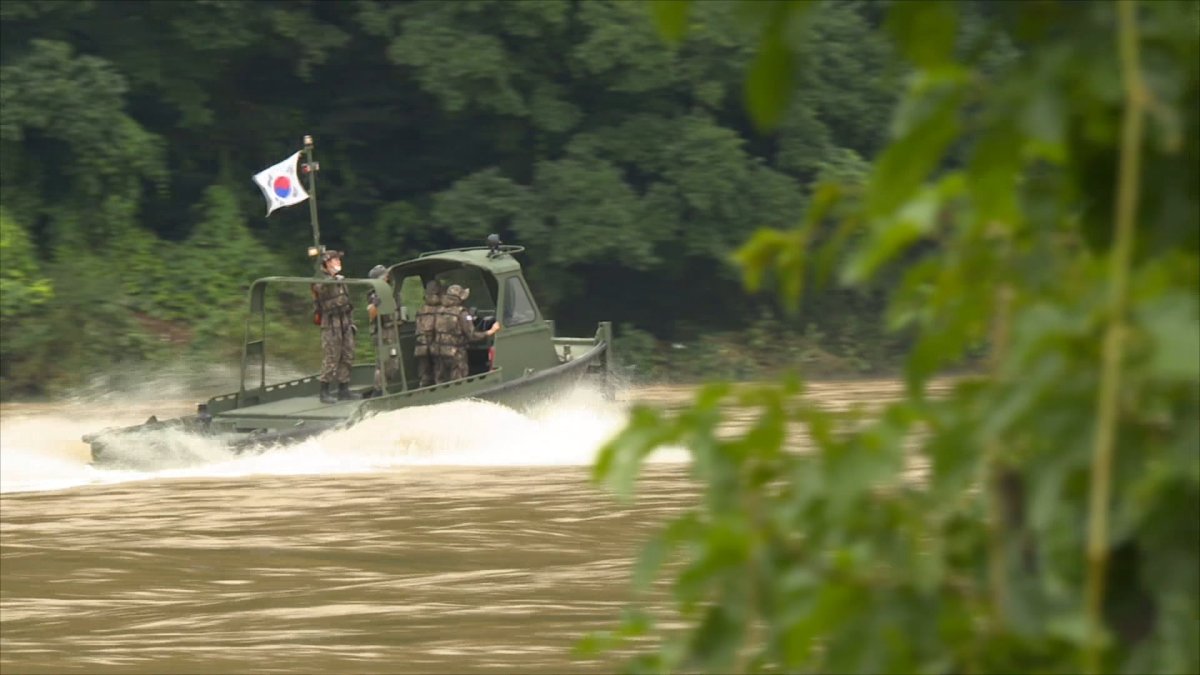 강원 춘천 의암댐 선박사고 관련 수색작업에 나선 군 장병