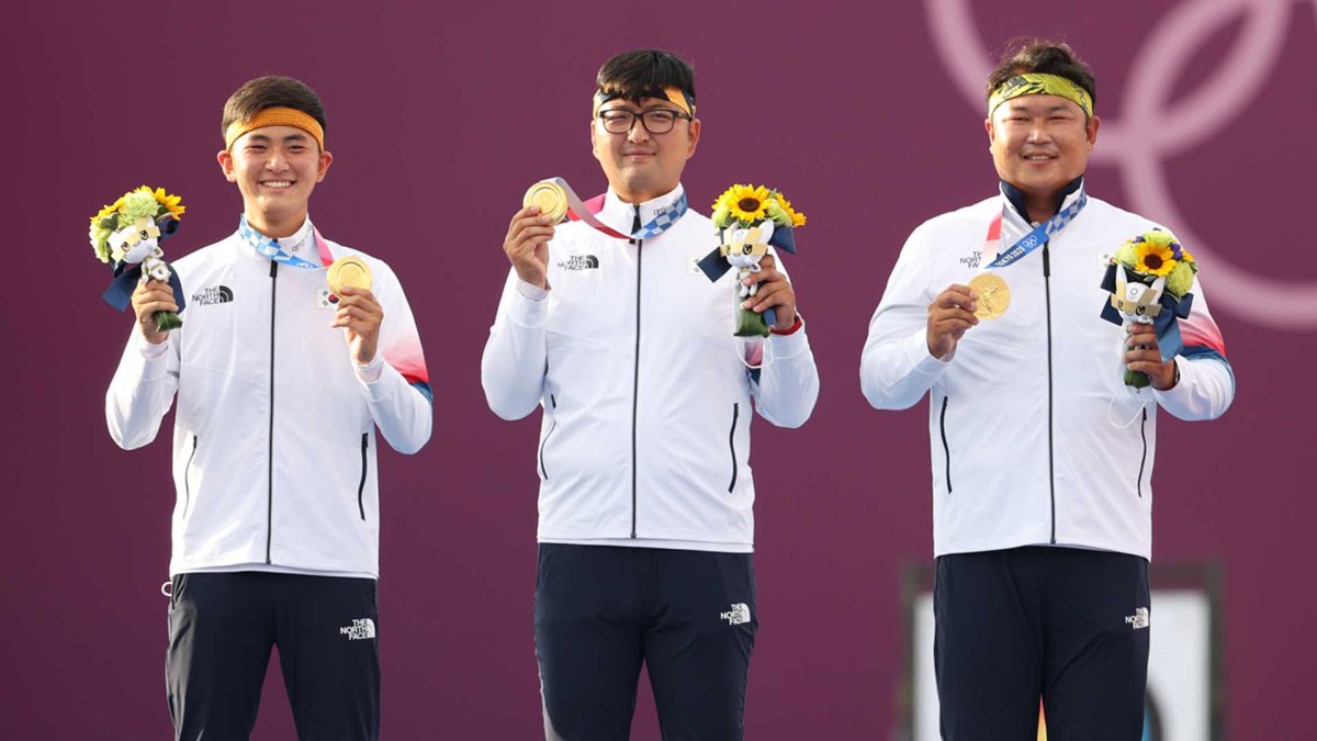 양궁 남자 단체전 대만 꺾고 금메달…대회 2연패