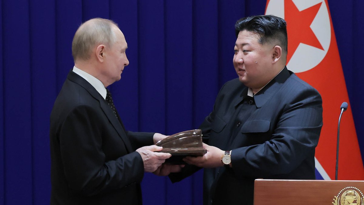 Kim Jong un envía un mensaje de cumpleaños a Putin AGENCIA DE