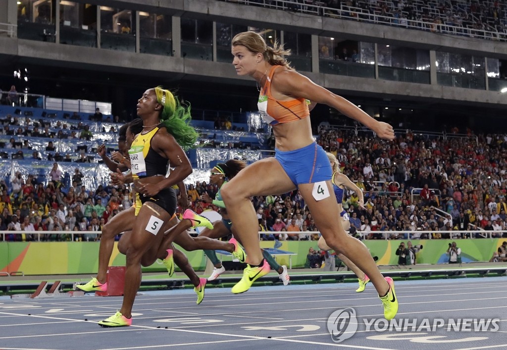 준결승부터 뜨거운 여자 100m