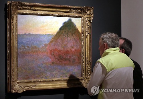 프랑스 인상파 화가 클로드 모네(1840~1926)의 걸작 '건초더미'