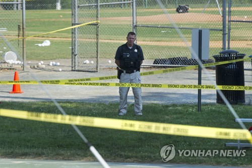 14일 총격사건 발생한 美버지니아 주 알렉산드리아 야구장