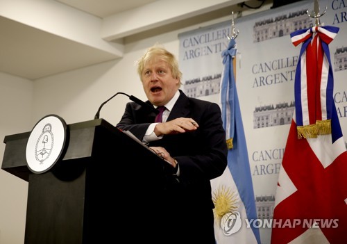 보리스 존슨 영국 외무장관