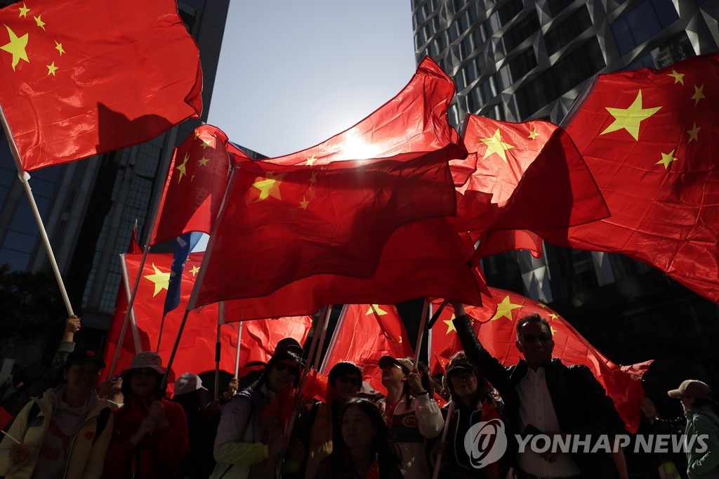 '중국은 하나'…홍콩 친중국 집회 