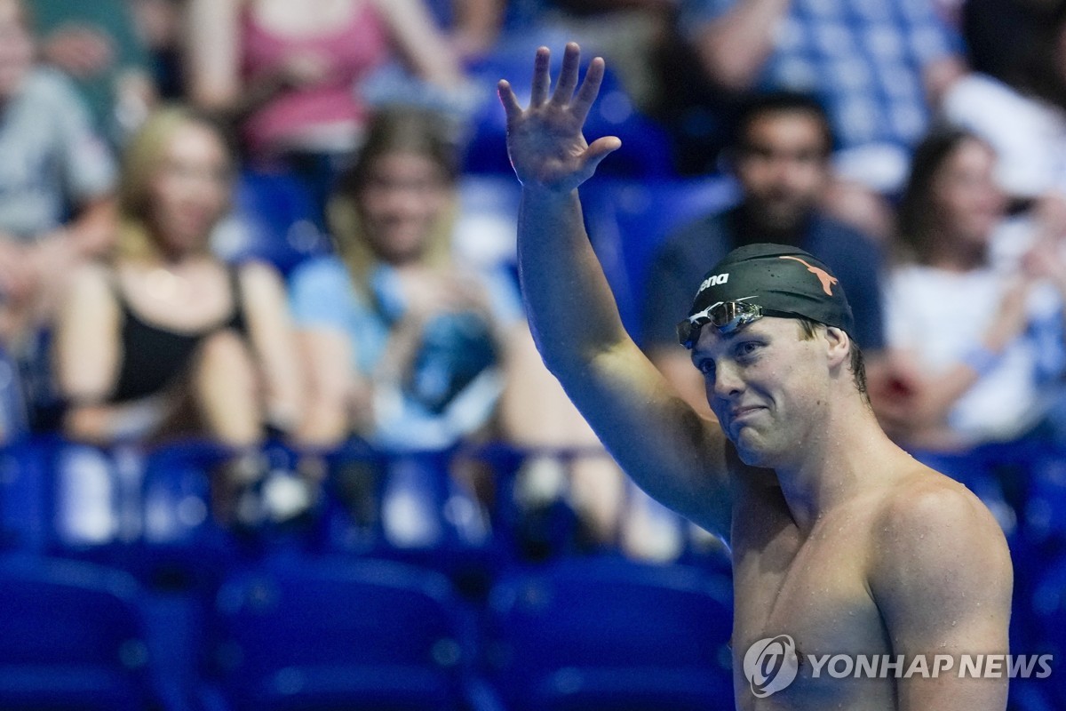 홉슨, 미국 수영 대표 선발전 남자 자유형 200ｍ 우승