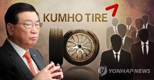 금호타이어 채권단과 박삼구 회장 ‘더블스타와의 상표권 협상’ 대립 (PG)