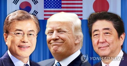한미일 정상회담 개최 논의(PG)