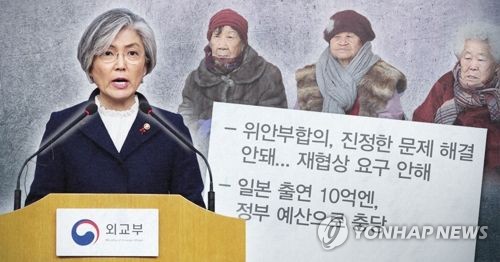 강경화 장관, 한일 위안부 합의 처리 방향 발표 (PG)