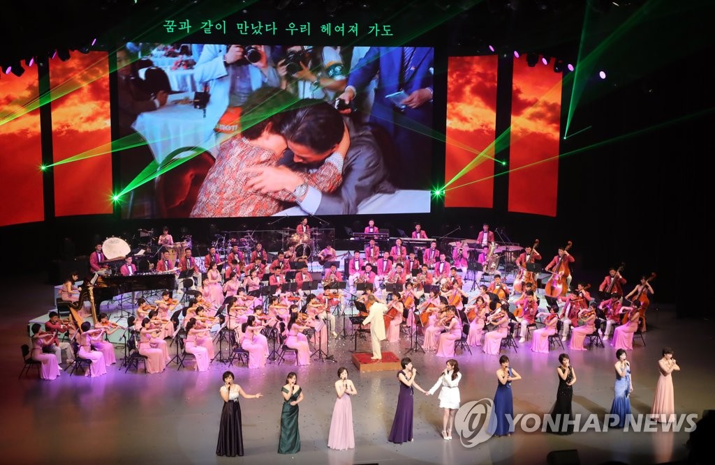 북한 예술단과 함께 '우리의 소원' '다시 만납시다' 부른 서현