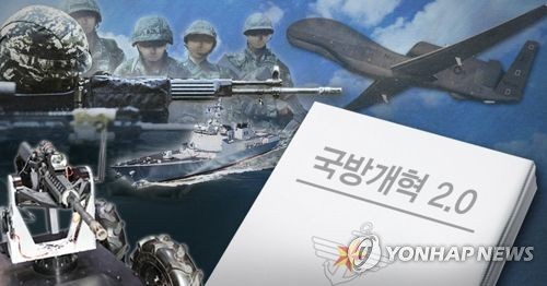 국방부 '국방개혁 2.0' 핵심과제 주요 개편 계획(PG)