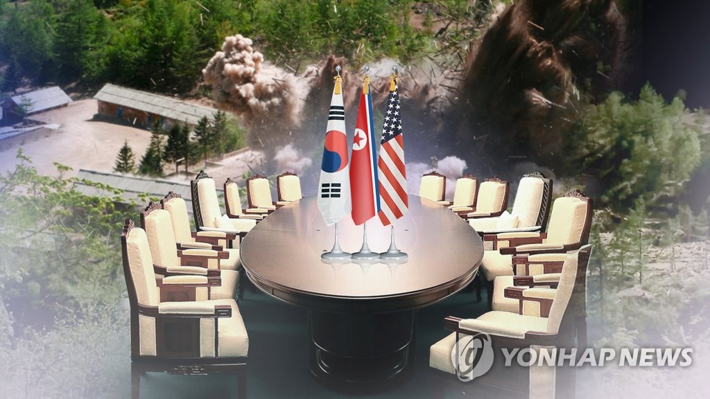 비핵화-남북관계 韓 추동론 vs 美 연계론(CG)
