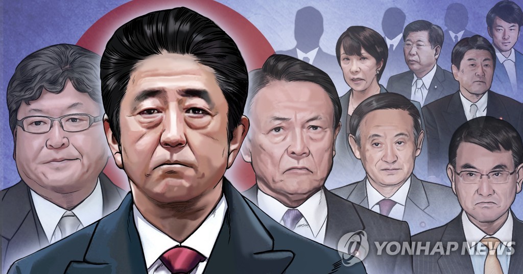 아베 일본 총리, 강경우파 성향 개각 (PG)